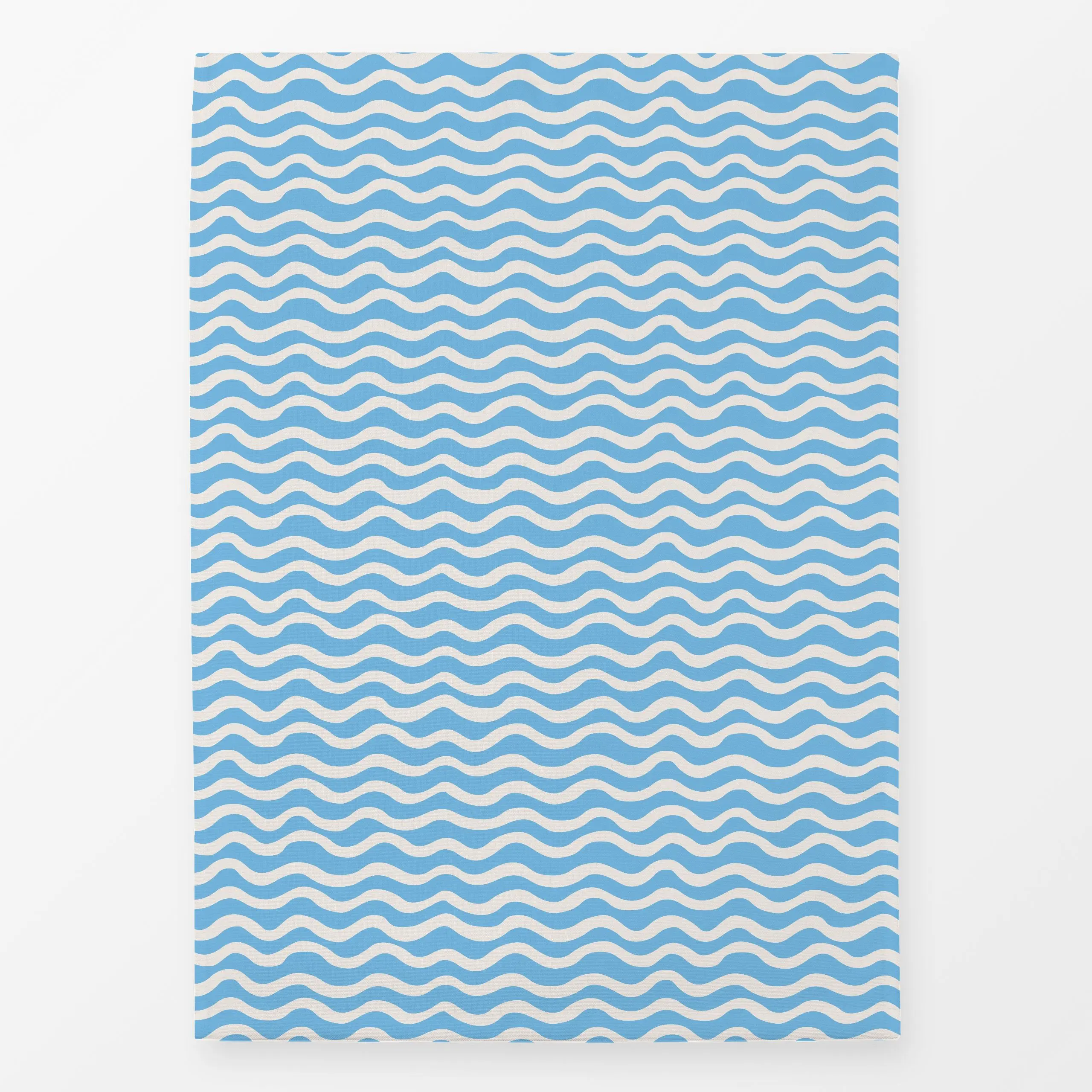 Geschirrtücher Abstract Waves light blue - Sommer, Symbole & Muster - von „Karen Menzenbach"; Meer, Strand, Sommer, Urlaub, ...