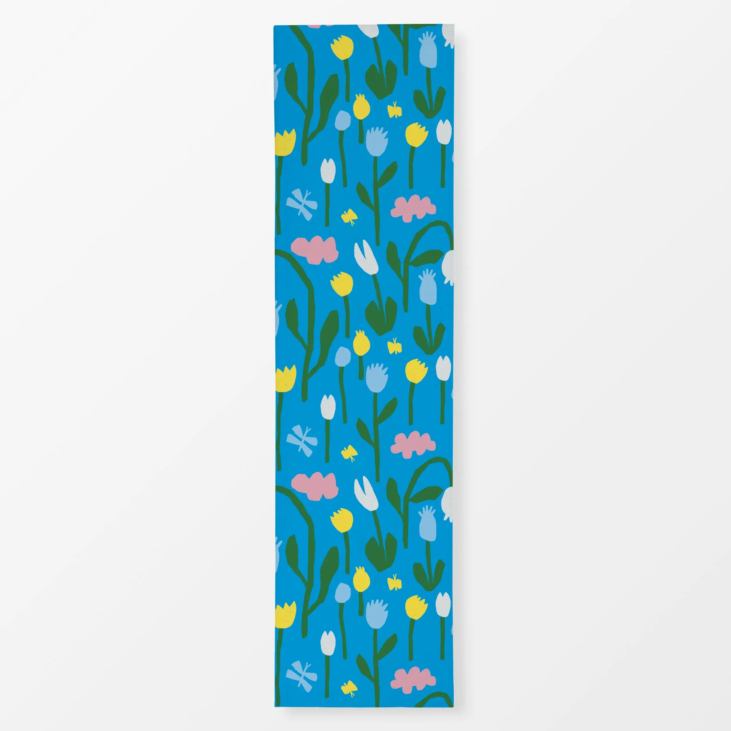 Tischläufer Blumenwiese - Blau - Blumen & Florales, Kinderzimmer & Motive für Kinder, Pflanzen & Botanik - von „Au Contraire...