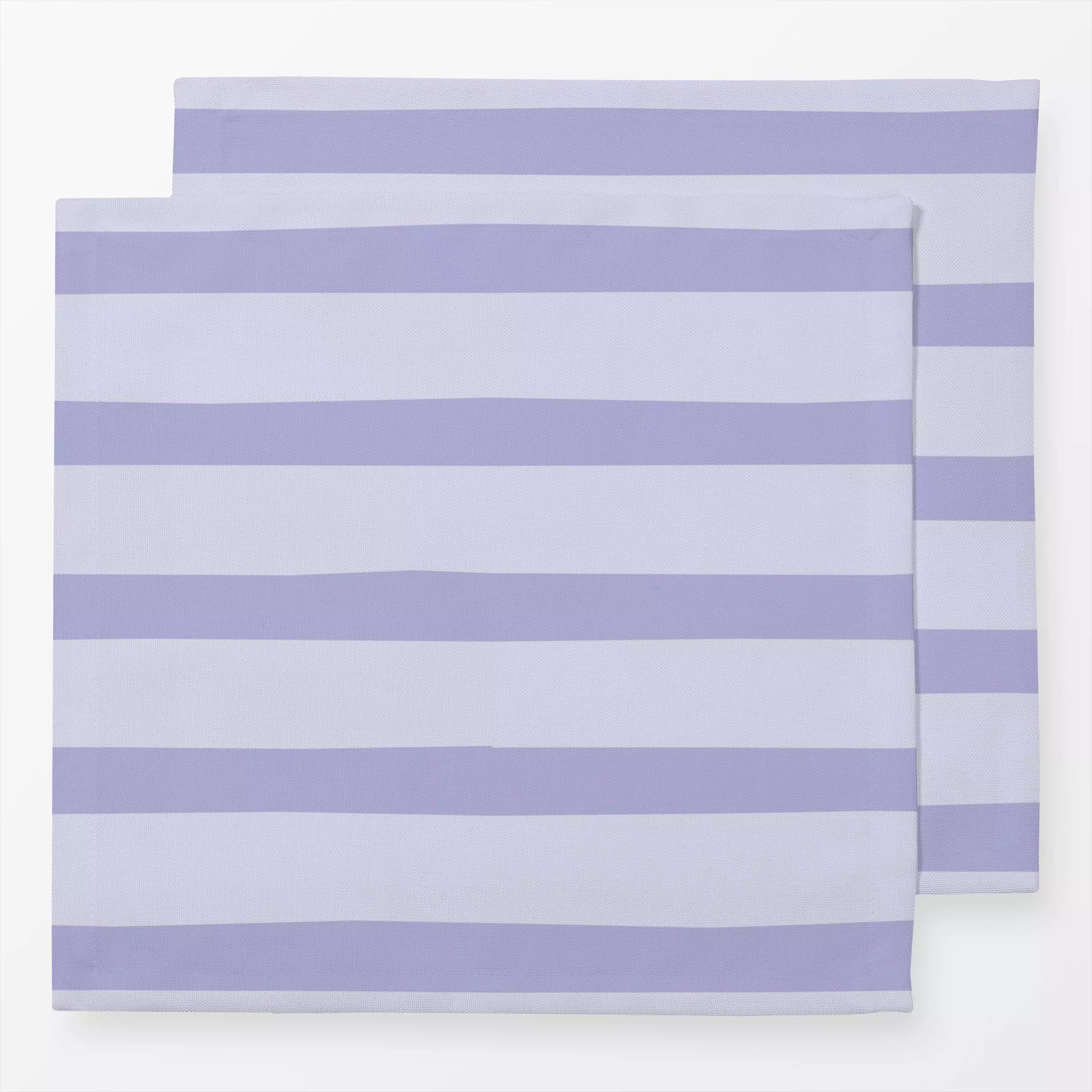 Servietten Streifen lila breit - Symbole & Muster - von „Carolin Vonhoff"; Streifen, Geometrisch, minimalistisch, lila, gest...