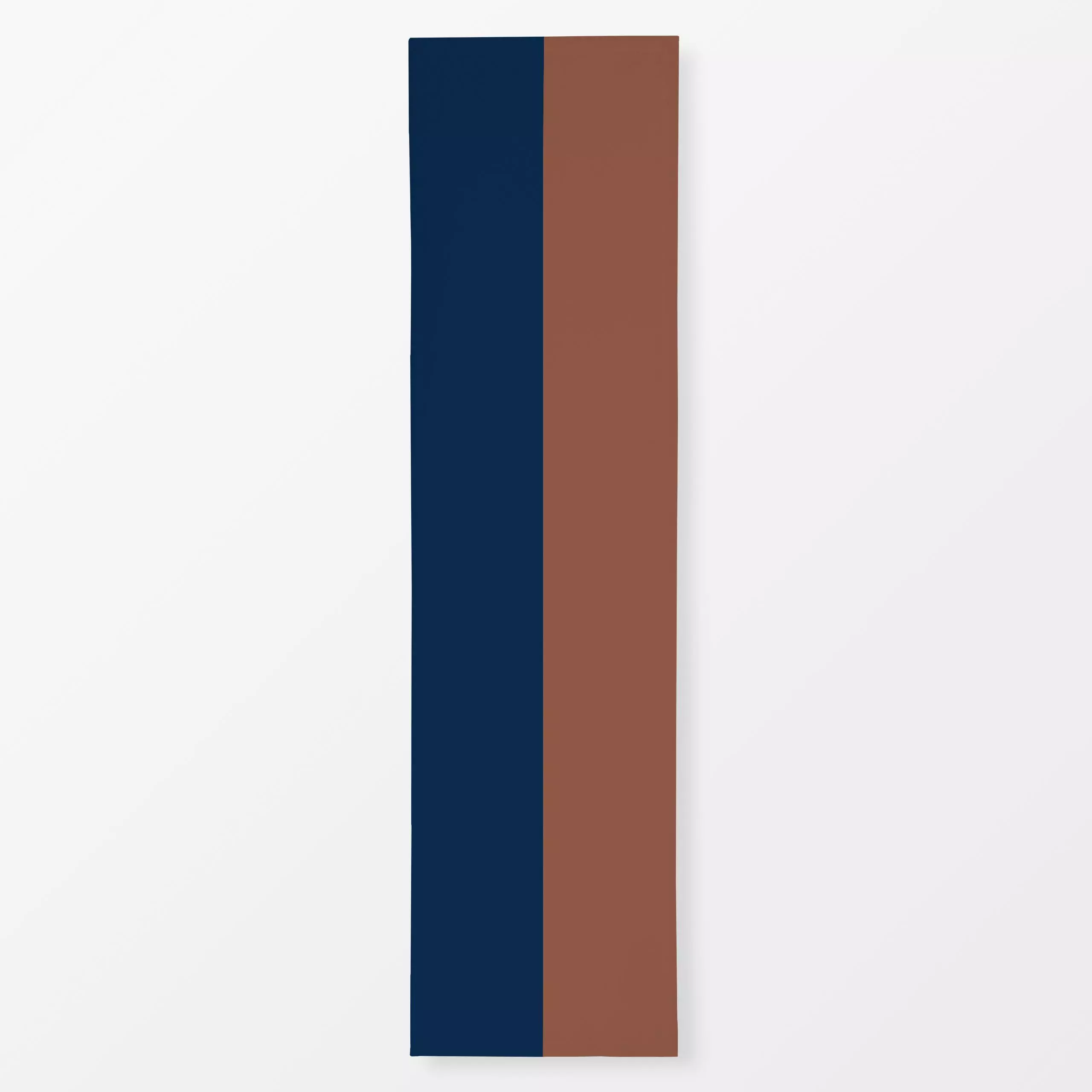 Tischläufer Block Stripes Blue Red - Symbole & Muster - von „Mareike Böhmer"; abstrakt, Blaugrau, blau, rot, gestreift, colo...