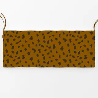 Bankauflage Wild Cat Brushstrokes brown