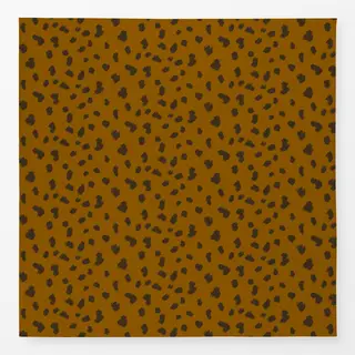 Tischdecke Wild Cat Brushstrokes brown