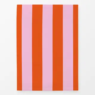 Geschirrtücher Bold Stripes Pink Orange