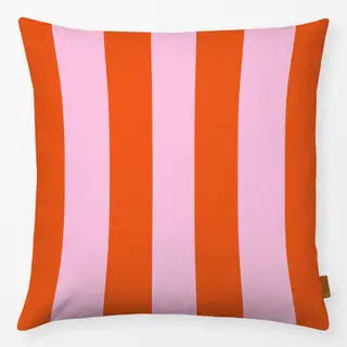 Kissen Bold Stripes Pink Orange