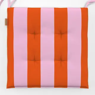Sitzkissen Bold Stripes Pink Orange