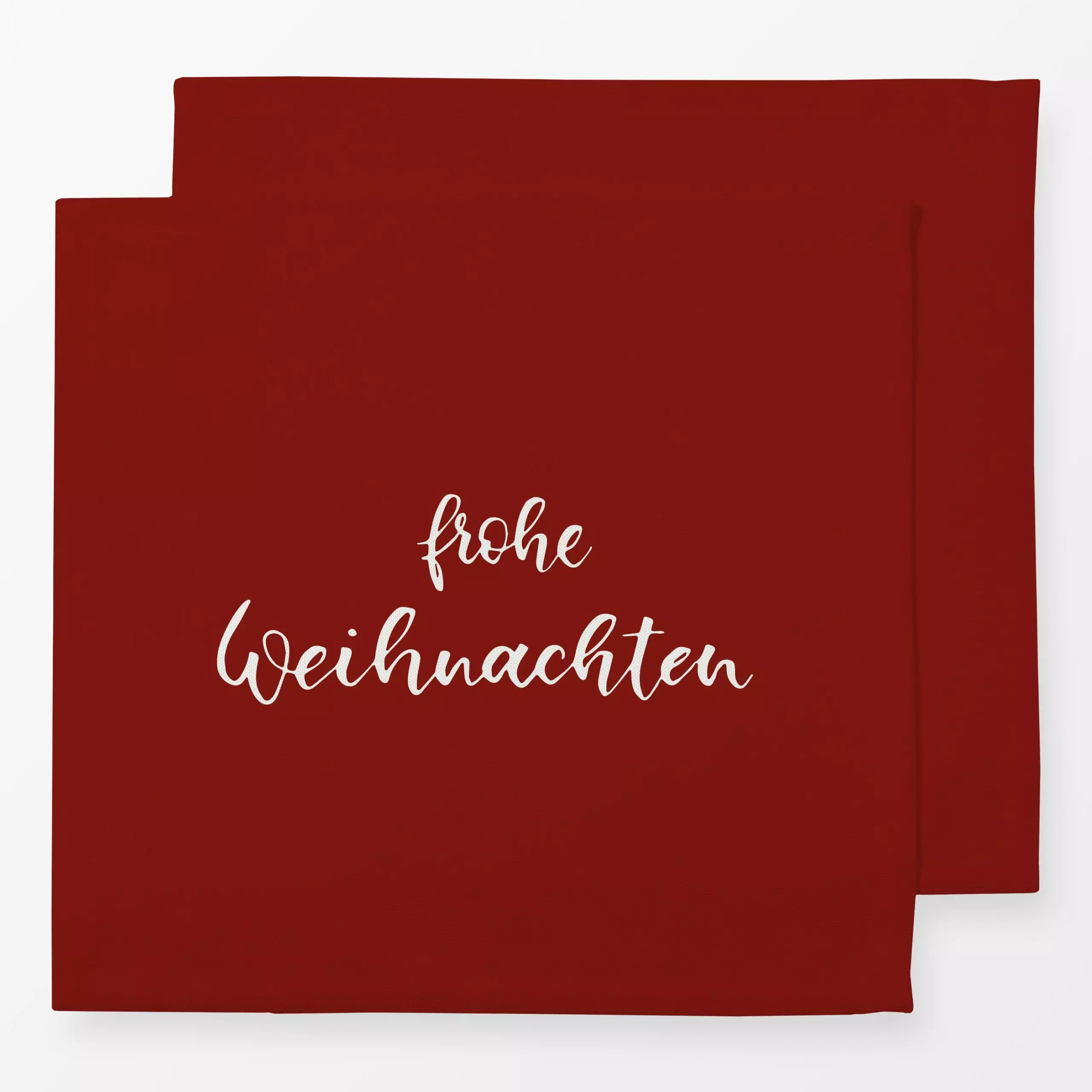 Servietten Frohe Weihnachten rot - Sprüche & Schriftzüge, Weihnachten, Express - von „Katrin Graff"; vintage, Weihnachtsdeko...