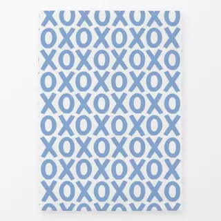 Geschirrtuch xoxo kisses & hugs blau