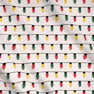 Meterware Lichterkette Xmas Muster