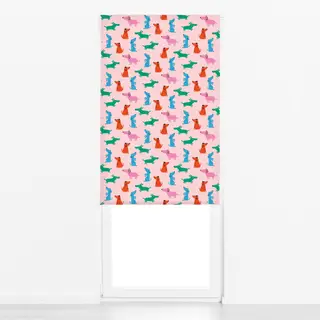 Raffrollo Bunte Hunde