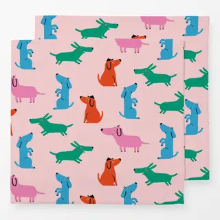 Servietten Bunte Hunde