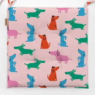 Sitzkissen Bunte Hunde