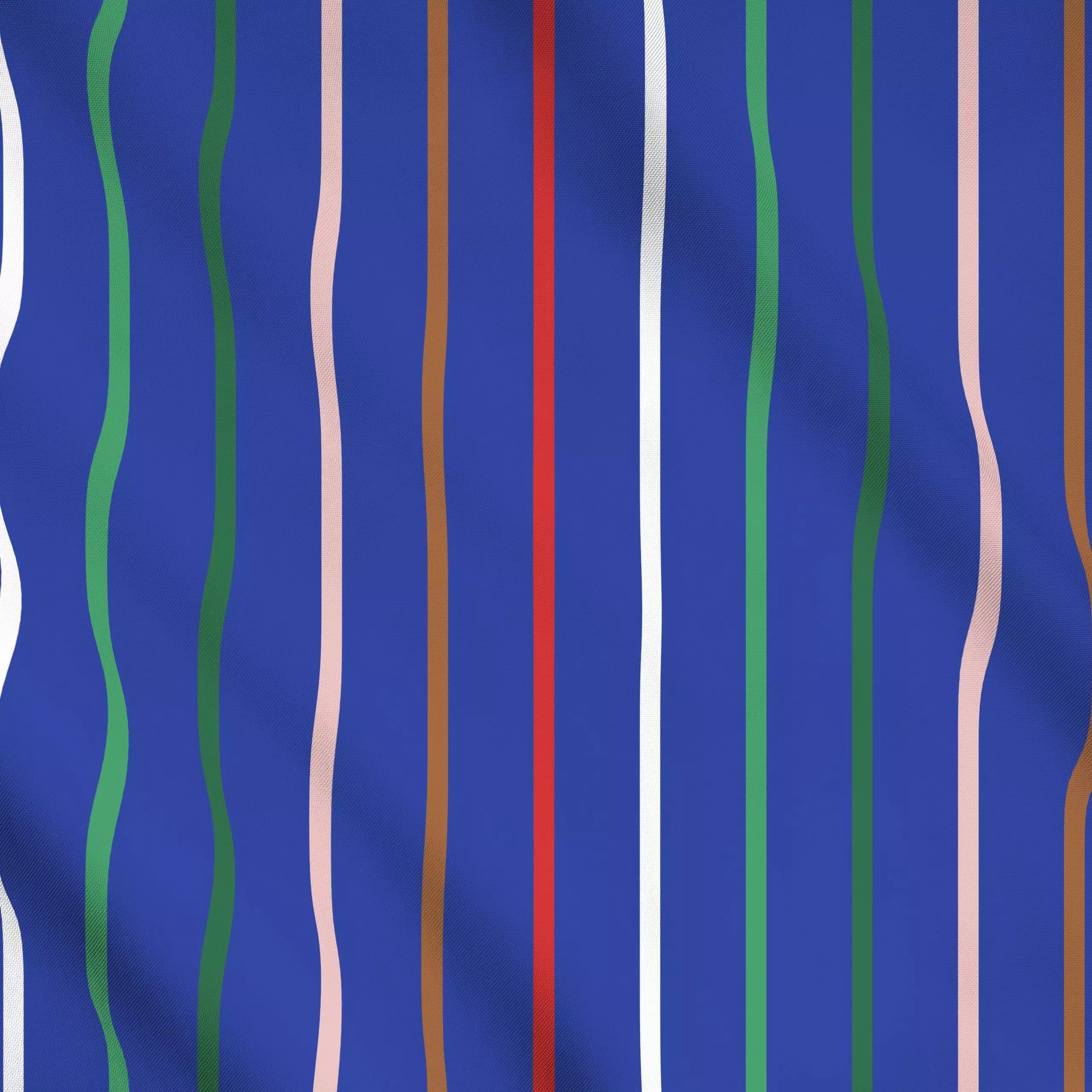 Meterware Jolly Stripes Blue - Weihnachten, Symbole & Muster - von „Lisa Jasmin Bauer"; Streifen, Weihnachten, farbenfroh, g...