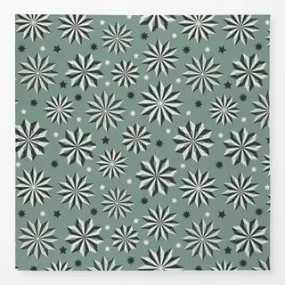 Tischdecke Papiersternen Grün