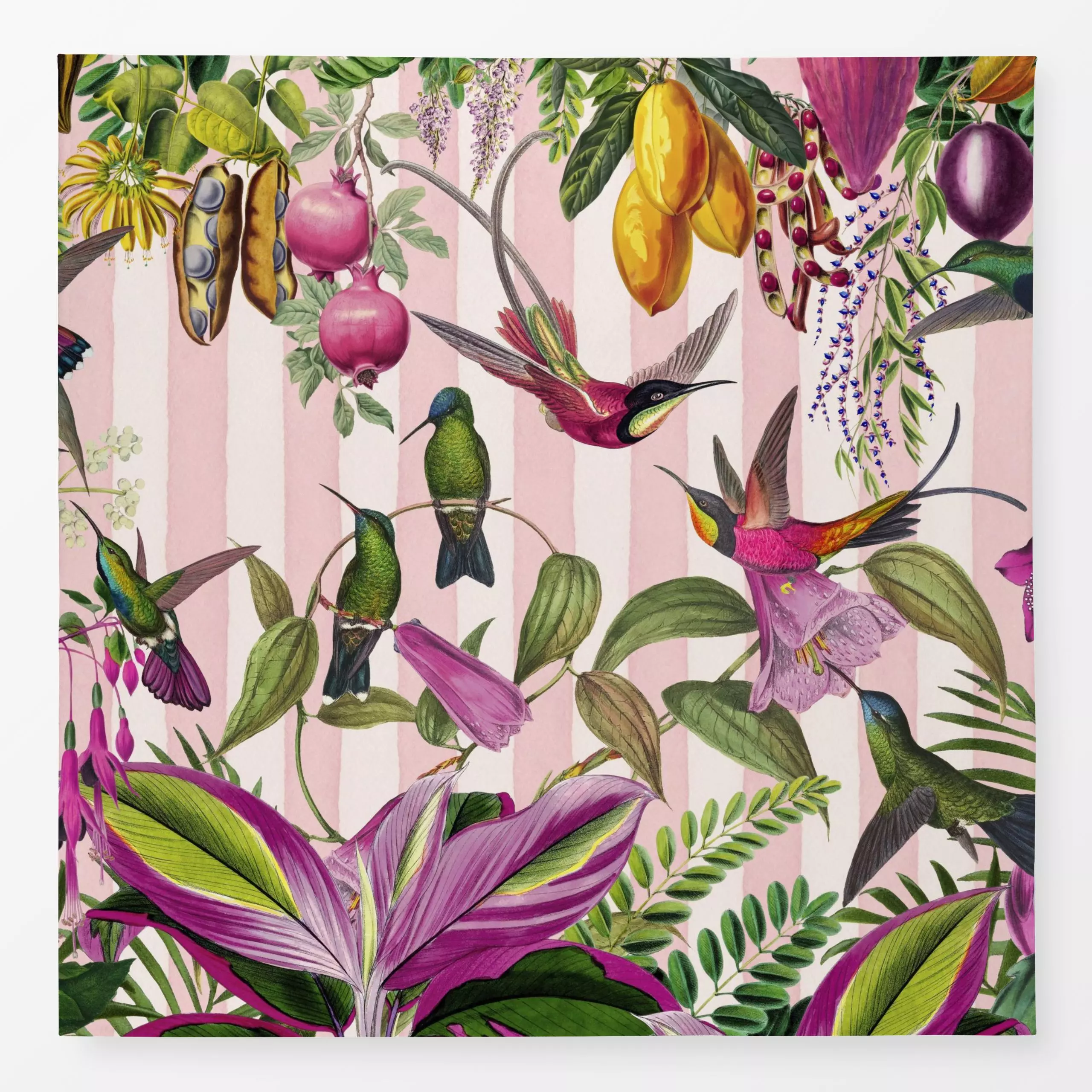 Tischdecke Exotic Bird Paradise, Blumen, tropisch, Sommer, von Andrea Haase