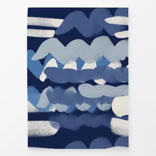 Geschirrtuch Indigo Beach Waves