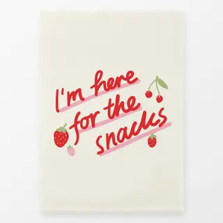 Geschirrtücher I‘m here for the snacks