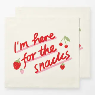 Servietten I‘m here for the snacks