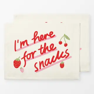 Tischset I‘m here for the snacks