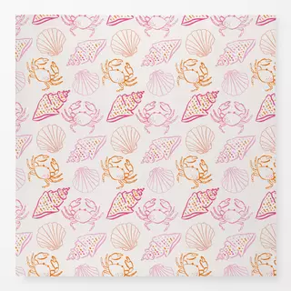 Tischdecke Muschel Allover rosa