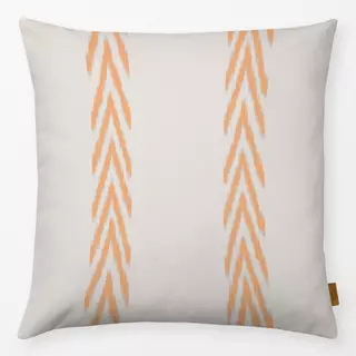 Kissen Stripes Ikat Orange