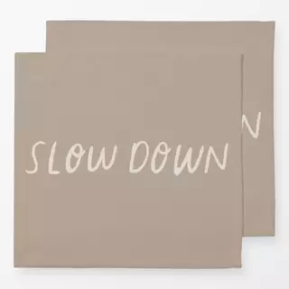 Servietten Slow Down beige