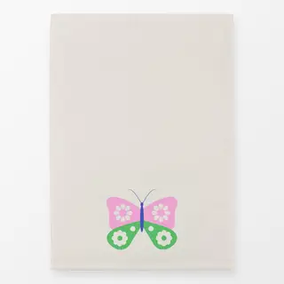 Geschirrtücher Schmetterling rosa-grün