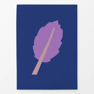 Geschirrtücher Frühling Blatt lila blau