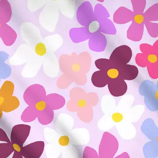 Meterware Sommer Blumen