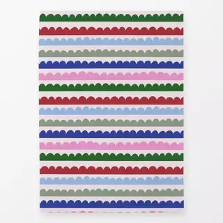 Geschirrtücher Wintermuster auf hellrosa