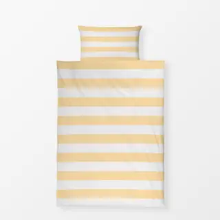 Bettwäsche Gelb Butteryellow Streifen