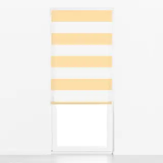 Raffrollo Gelb Butteryellow Streifen