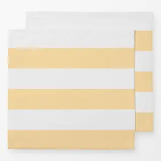 Servietten Gelb Butteryellow Streifen