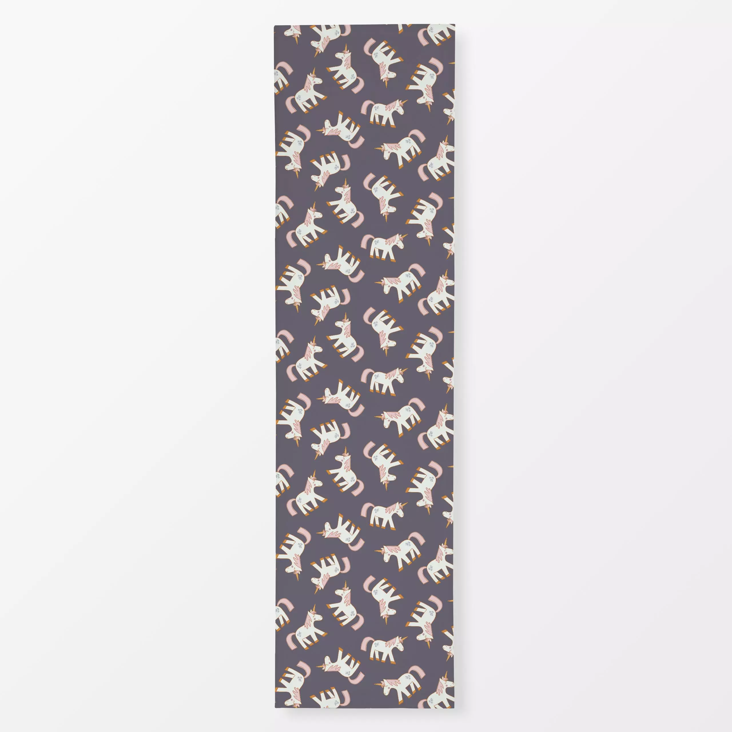 Tischläufer Einhorn Unicorn pink dark - Kinderzimmer & Motive für Kinder, Symbole & Muster - von „Kathrin Woo"; Muster, Kind...