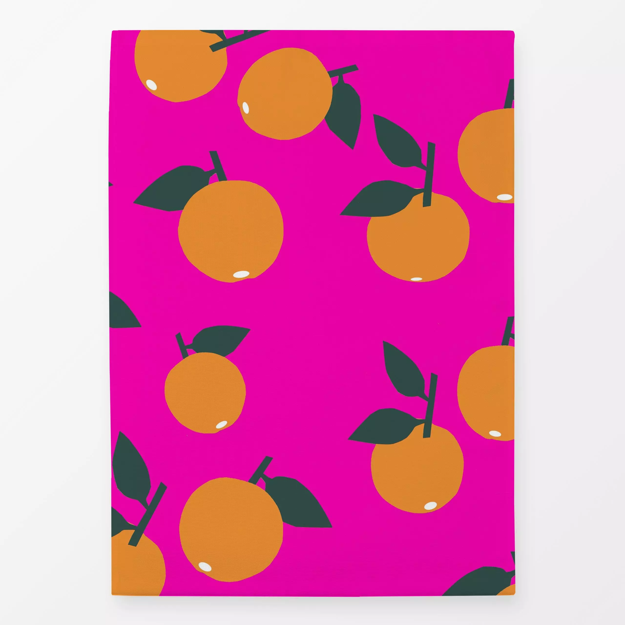 Geschirrtücher Arance Muster groß - Sommer, Reise, Früchte - von „Iris Knabenschuh Textildesign"; Frucht, Sommer, Urlaub, pi...