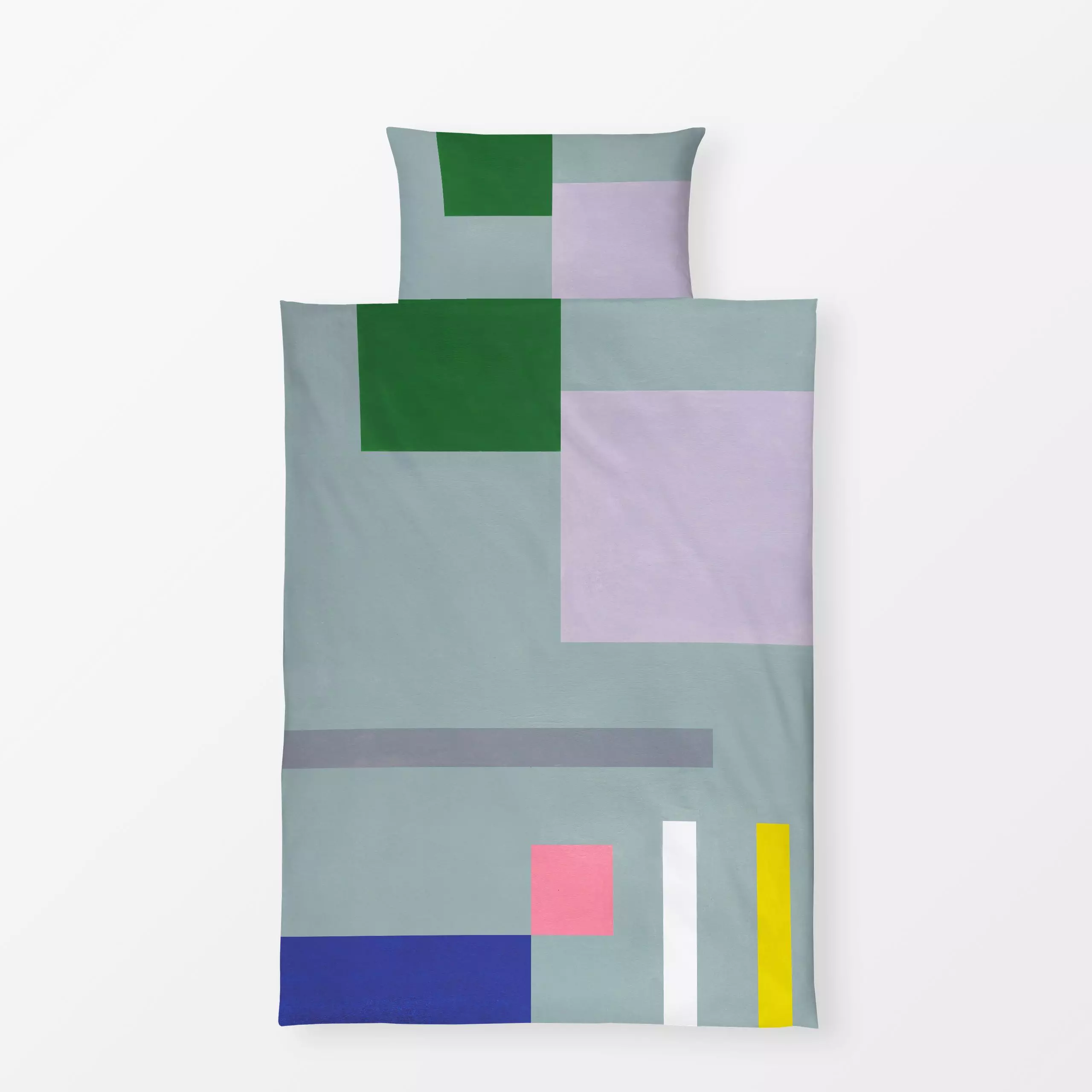 Bettwäsche Surfaces Colorees 04 - Symbole & Muster - von „Iris Knabenschuh Textildesign"; Muster, minimal, graphisch, formen...
