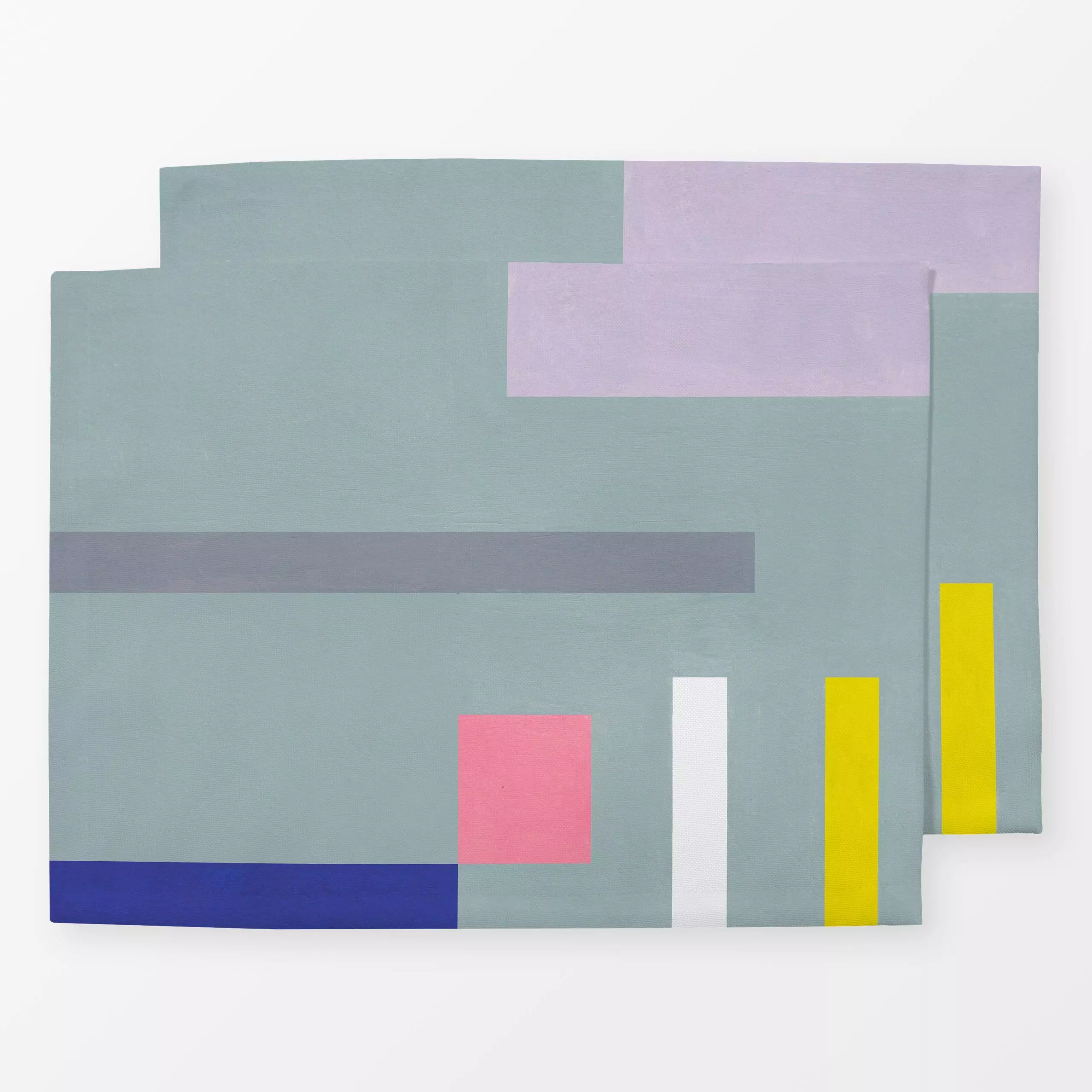 Tischset Surfaces Colorees 04 - Symbole & Muster - von „Iris Knabenschuh Textildesign"; Muster, minimal, graphisch, formen, ...