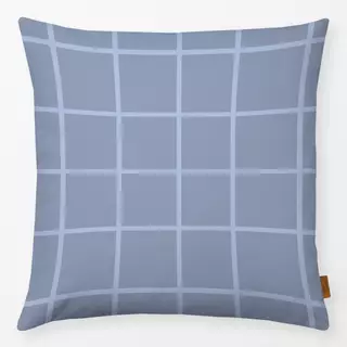 Kissen Checkered Blue Pattern