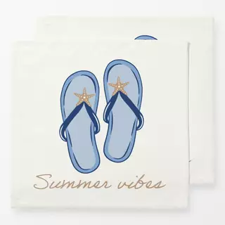 Servietten summer vibes flip flops