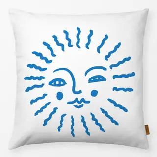 Kissen Sommer Sonne blau