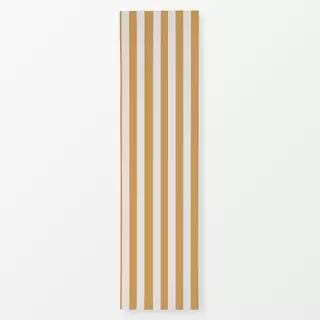 Tischläufer Stripes Christmas gelb weiß