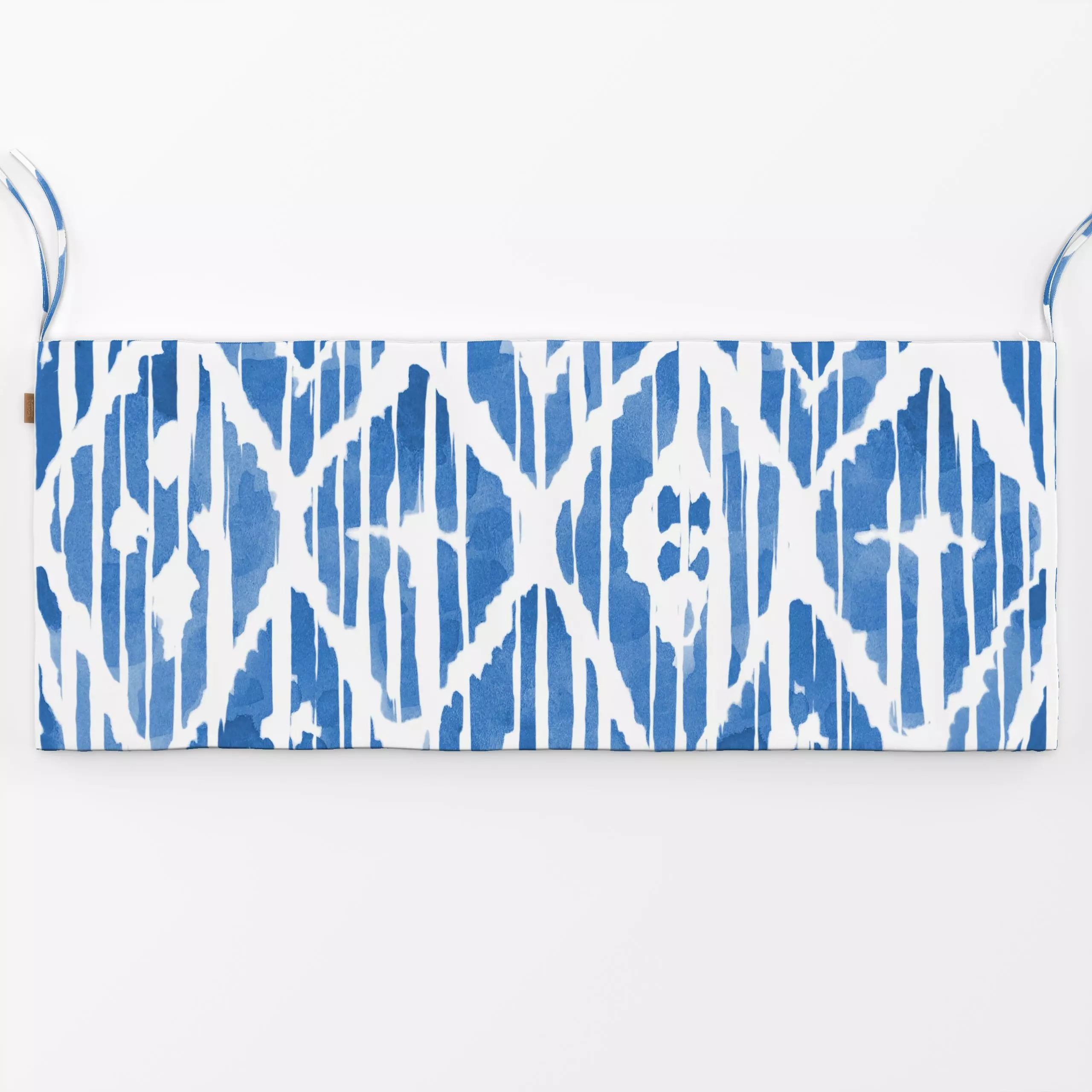 Bankauflage Ilkat Sommer Blue - Symbole & Muster - von „Uta Naumann"; Muster, abstrakt, Urlaub, mediterran, mediterranean, M...