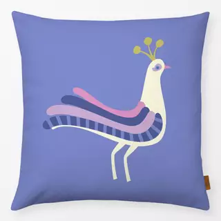 Kissen Farbfreude Pfau 1