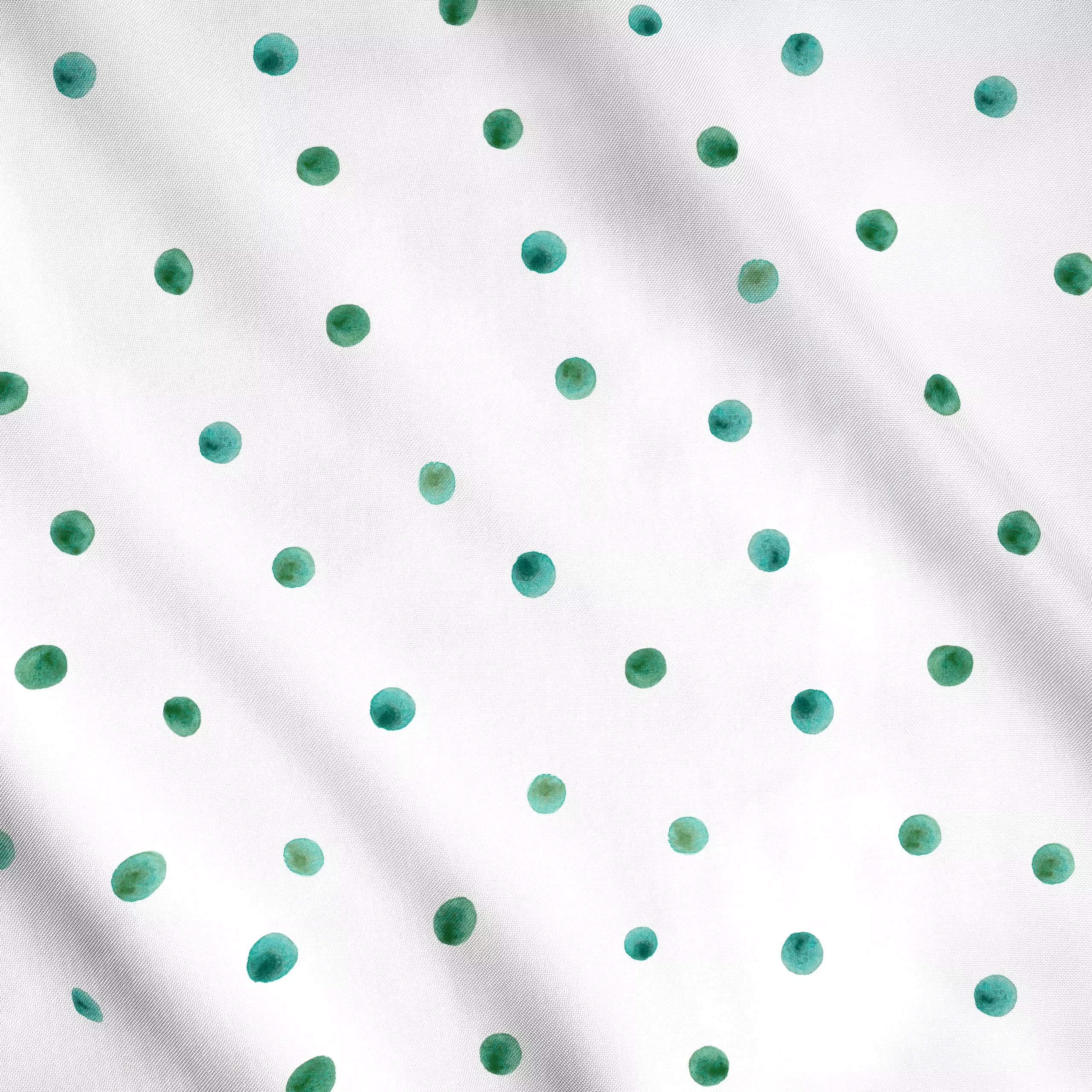 Meterware Konfetti Grün - Kinderzimmer & Motive für Kinder, Symbole & Muster - von „Katrin Graff"; Wasserfarben, minimal, Pu...