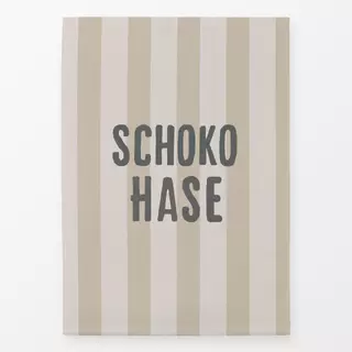 Geschirrtuch Schoko Hase Auf Beige