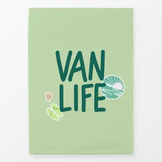 Geschirrtücher Van Life Grün