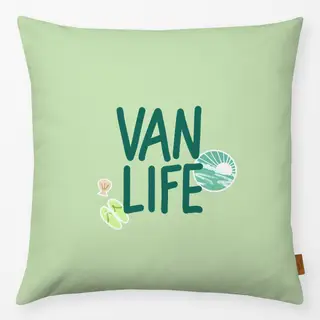 Kissen Van Life Grün