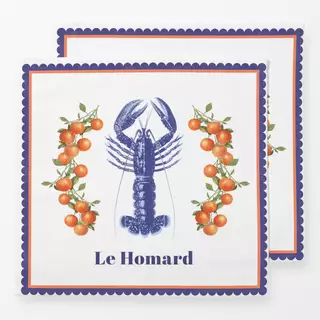 Servietten Vintage Lobster & Citrus