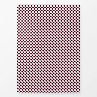 Geschirrtücher Polkadots Mittel Burgundy