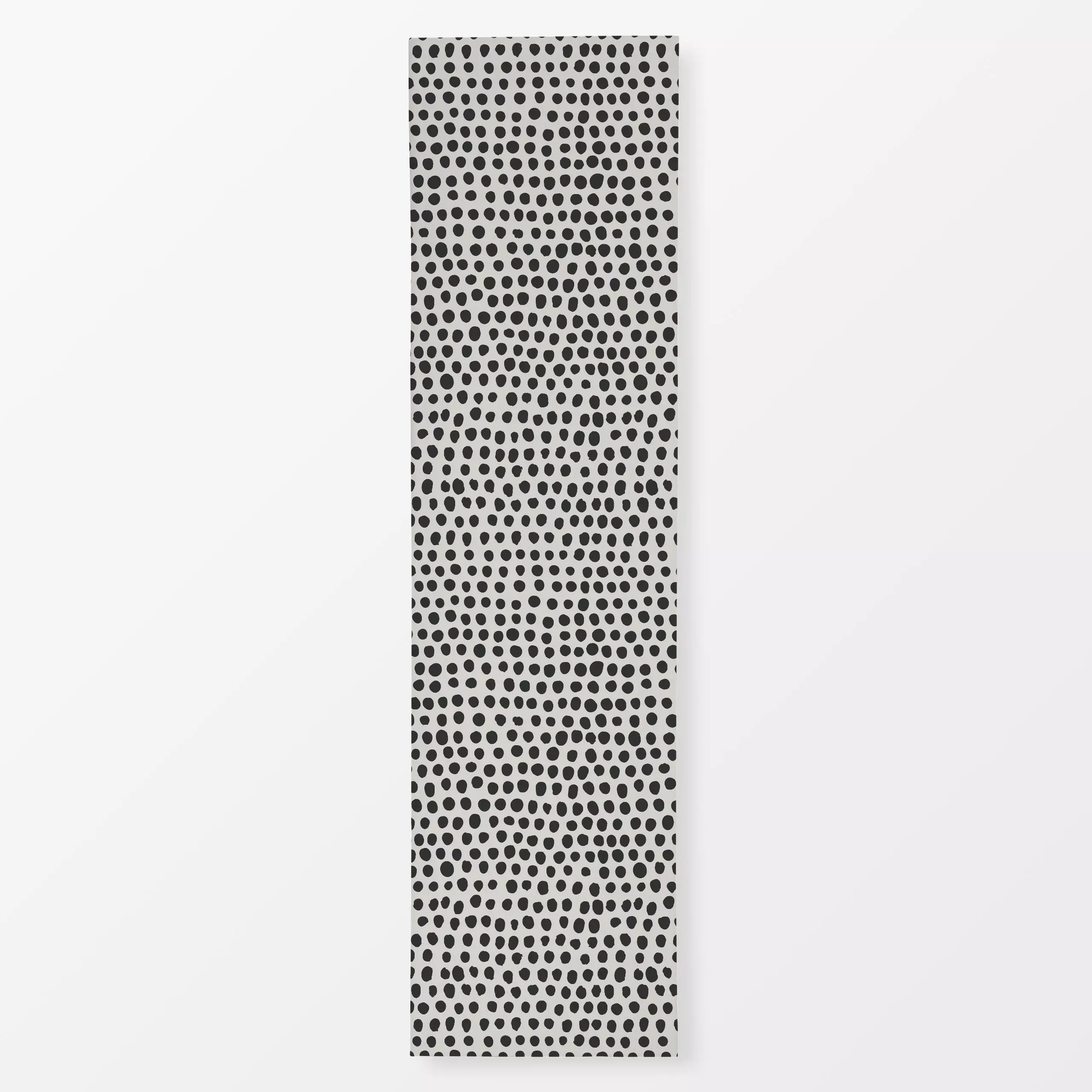 Tischläufer Puntos carbón - Symbole & Muster - von „Julia Schumacher"; minimal, Punkte, graphisch, Minimalismus, Dots, gepun...