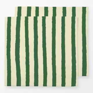 Servietten Steifen dunkelgrün